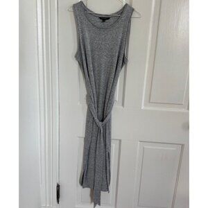 Banana Republic Belted Gray Knit Dress, Size S